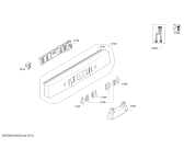 Схема №8 SMS69P28EU Super Silence Serie6 с изображением Набор кнопок для электропосудомоечной машины Bosch 10000720