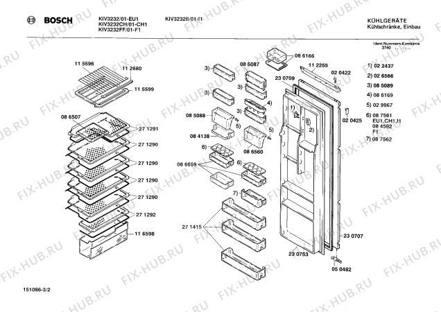 Схема №3 0701184316 KS180KA с изображением Держатель для холодильника Bosch 00012560