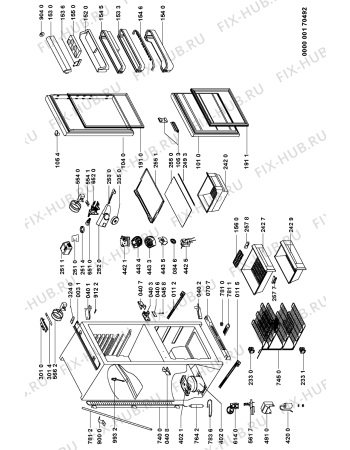 Схема №1 ART 473/3 с изображением Всякое Whirlpool 481228068327