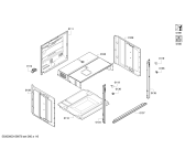 Схема №6 B14M42N0S с изображением Панель управления для плиты (духовки) Bosch 00704929