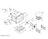 Схема №11 HBL5760UC с изображением Рамка для плиты (духовки) Bosch 00676439