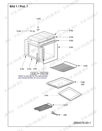 Схема №4 BEKO CIM 202000 X (7750788355) с изображением Провод для электропечи Beko 300276026