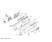 Схема №6 SF54T250EU с изображением Вкладыш в панель для электропосудомоечной машины Siemens 00441115