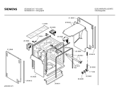 Схема №6 SE55261EU с изображением Вкладыш в панель для электропосудомоечной машины Siemens 00357501