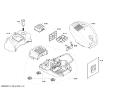 Схема №3 VS06G2000 synchropower 2000 W с изображением Труба для пылесоса Bosch 00463896