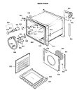 Схема №5 X155ES (F032829) с изображением Дверца для духового шкафа Indesit C00228902