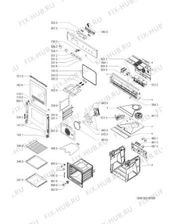 Схема №1 100 947 91 с изображением Переключатель для духового шкафа Whirlpool 481227318101