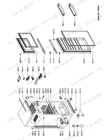 Схема №1 RD 28 с изображением Дверца для холодильной камеры Whirlpool 481241618773
