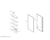 Схема №5 KSL20AB30 Bosch с изображением Крышка для холодильной камеры Bosch 00637402