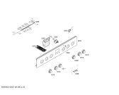 Схема №6 HM445210F с изображением Панель управления для духового шкафа Siemens 00669733