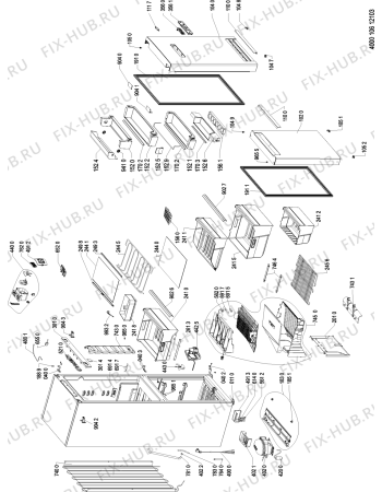 Схема №1 WBA33872NFCX (F090426) с изображением Наставление для холодильника Indesit C00347365