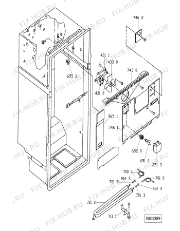 Схема №9 ARG 475/D00 3XARG475WP01 с изображением Панель ящика для холодильника Whirlpool 481940478471