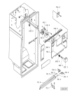 Схема №9 ARG 494/WP с изображением Часть корпуса для холодильника Whirlpool 481944268633