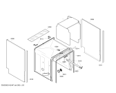 Схема №6 SGU53E15AU с изображением Панель управления для посудомойки Bosch 00674797