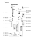 Схема №1 MS6545WI/BA0 с изображением Ручка для мини-пылесоса Moulinex FS-9100025676