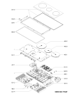 Схема №1 ETI 6730/1 с изображением Обшивка для плиты (духовки) Whirlpool 480121100604