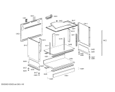 Схема №9 F3460N0 с изображением Задняя часть корпуса для плиты (духовки) Bosch 00702115