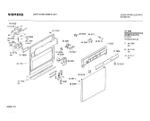 Схема №4 SN132045 с изображением Панель для посудомойки Siemens 00117676