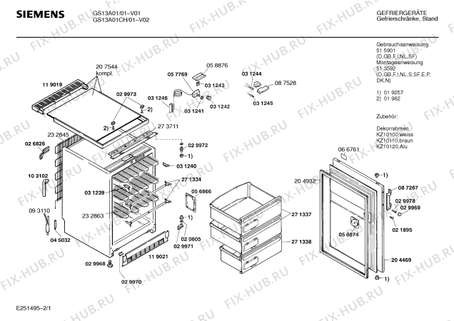 Схема №2 GU14B02 с изображением Компрессор для холодильника Siemens 00141250