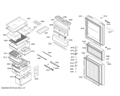 Схема №4 KK28A2620W с изображением Декоративная панель для холодильной камеры Siemens 00704022