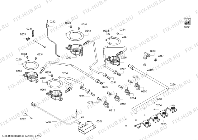 Взрыв-схема плиты (духовки) Bosch PCP612B80Y ENC.PCP612B80Y4G BO60F IH5 - Схема узла 02