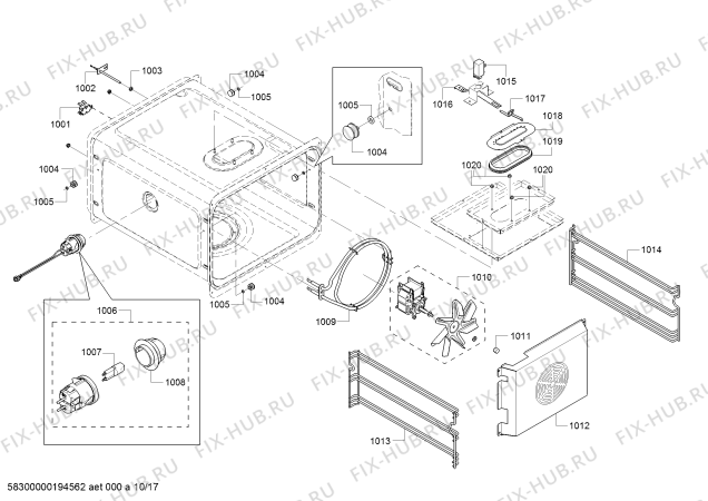 Схема №15 PRD606RCG Thermador с изображением Панель для духового шкафа Bosch 00715668