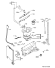 Схема №13 F55505VI0 с изображением Микромодуль для посудомоечной машины Aeg 973911536074017