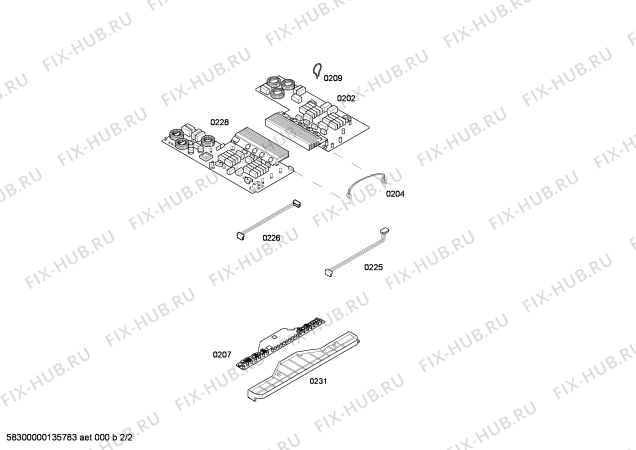 Взрыв-схема плиты (духовки) Siemens EH685MB21E SE.4I.60.PZ.BR.FS.Piezo - Схема узла 02