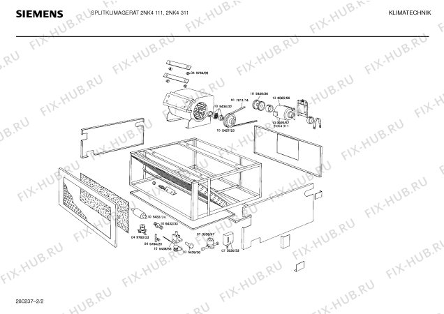 Взрыв-схема комплектующей Siemens Ag 2NK4311 - Схема узла 02