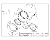 Схема №7 BLOMBERG WAF 6300 A (7135681400) с изображением Петля люка (двери) для стиралки Beko 2883700300