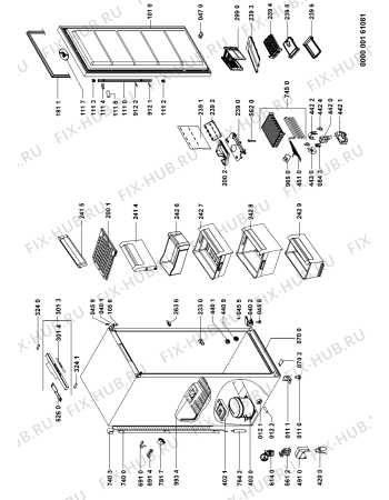 Схема №1 AFG82831NFIX (F090747) с изображением Наставление для кондиционера Indesit C00355156