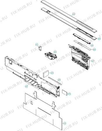 Взрыв-схема посудомоечной машины Gorenje Kalamazoo US   -Stainless (401527, DW90.2) - Схема узла 06