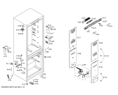 Схема №5 RB272353S с изображением Дверь для холодильной камеры Bosch 00247034