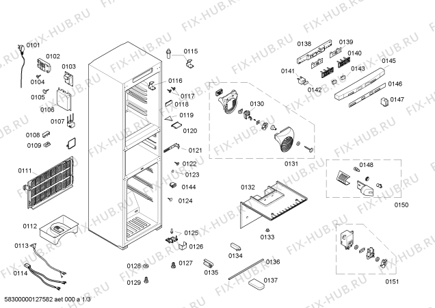Схема №3 KKE23227TI с изображением Выдвижной ящик для холодильной камеры Bosch 00246281