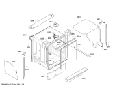 Схема №6 SBV50E10GB с изображением Передняя панель для посудомойки Bosch 00703900