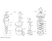 Схема №3 MCM5540COE, collection с изображением Панель для кухонного комбайна Bosch 00643850
