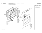 Схема №5 HEN235A с изображением Панель для плиты (духовки) Bosch 00285286