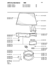 Схема №1 LAV74700-TT с изображением Рукоятка для стиралки Aeg 8996452950877