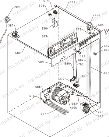 Взрыв-схема стиральной машины Gorenje WS43123 (175766, PS37/120) - Схема узла 04