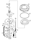 Схема №14 LSE7806GGE (F091532) с изображением Микродвигатель для посудомоечной машины Indesit C00315907