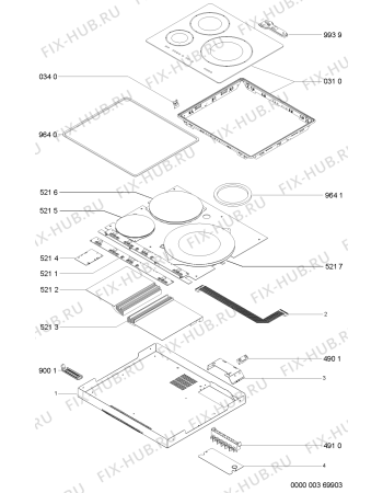 Схема №1 AKM 979/IF с изображением Микромодуль для духового шкафа Whirlpool 481221458601