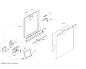 Схема №6 SMS69U28II EcoStar с изображением Передняя панель для посудомоечной машины Bosch 00745818