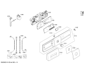 Схема №4 WM14E370CH E14.37 с изображением Панель управления для стиралки Siemens 00672039