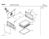 Схема №4 HBN2751EU с изображением Передняя часть корпуса для духового шкафа Bosch 00434074