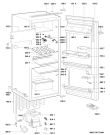 Схема №1 302.227.16 CF 120 E REFRIGERATO с изображением Рамка для холодильника Whirlpool 481050322641