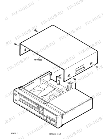Схема №14 RW7227 с изображением Конденсатор пластмассовый для звукотехники Siemens 00736252