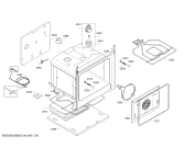 Схема №6 HEF133BS0 с изображением Панель управления для электропечи Bosch 11026296
