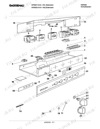 Схема №2 SP512214 с изображением Инструкция по эксплуатации Gaggenau для духового шкафа Bosch 00518652