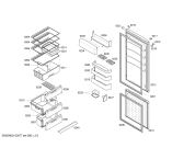 Схема №3 KGS36V25 с изображением Дверь для холодильника Bosch 00244968