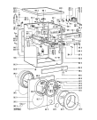 Схема №2 AWM 283/1 WS-NL с изображением Обшивка для стиралки Whirlpool 481945919753